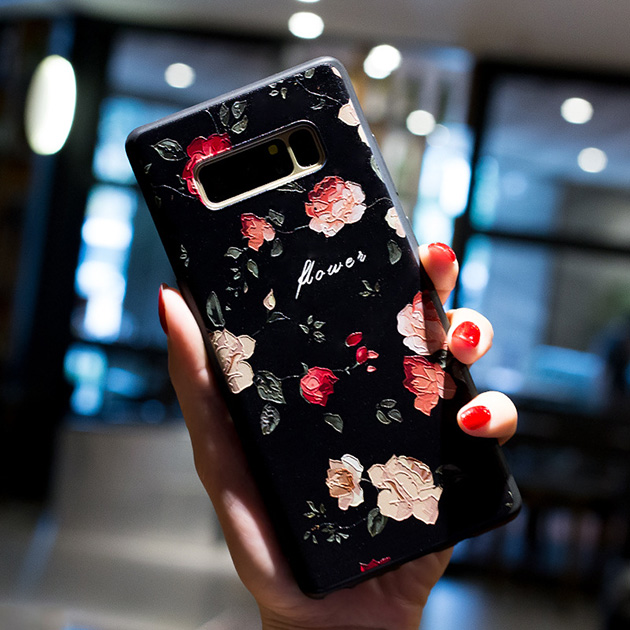 เคสลายดอกไม้ iPhone , Samsung